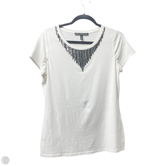 Top Short Sleeve By White House Black Market In White, Size: S
