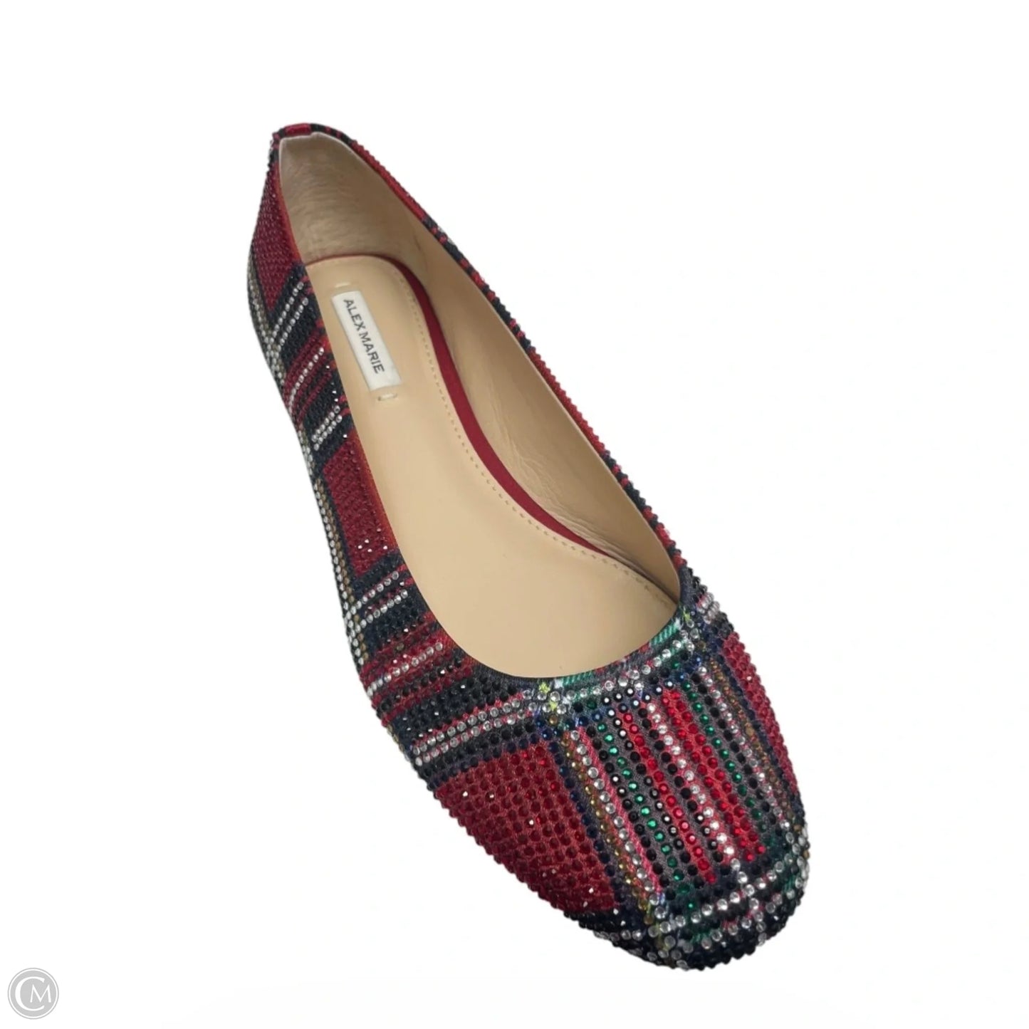 Shoes Flats By Alex Marie In Plaid Pattern, Size: 5.5