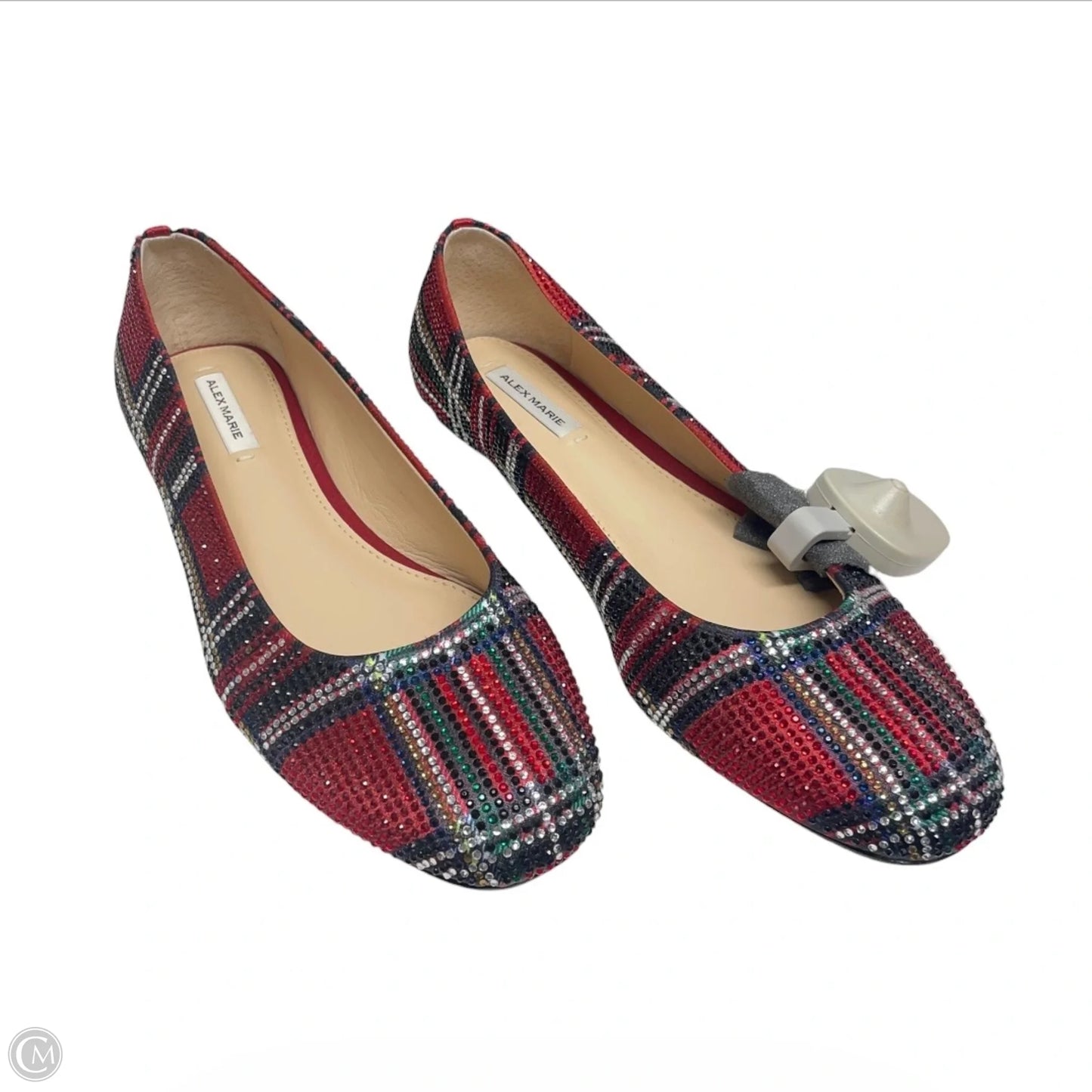 Shoes Flats By Alex Marie In Plaid Pattern, Size: 5.5