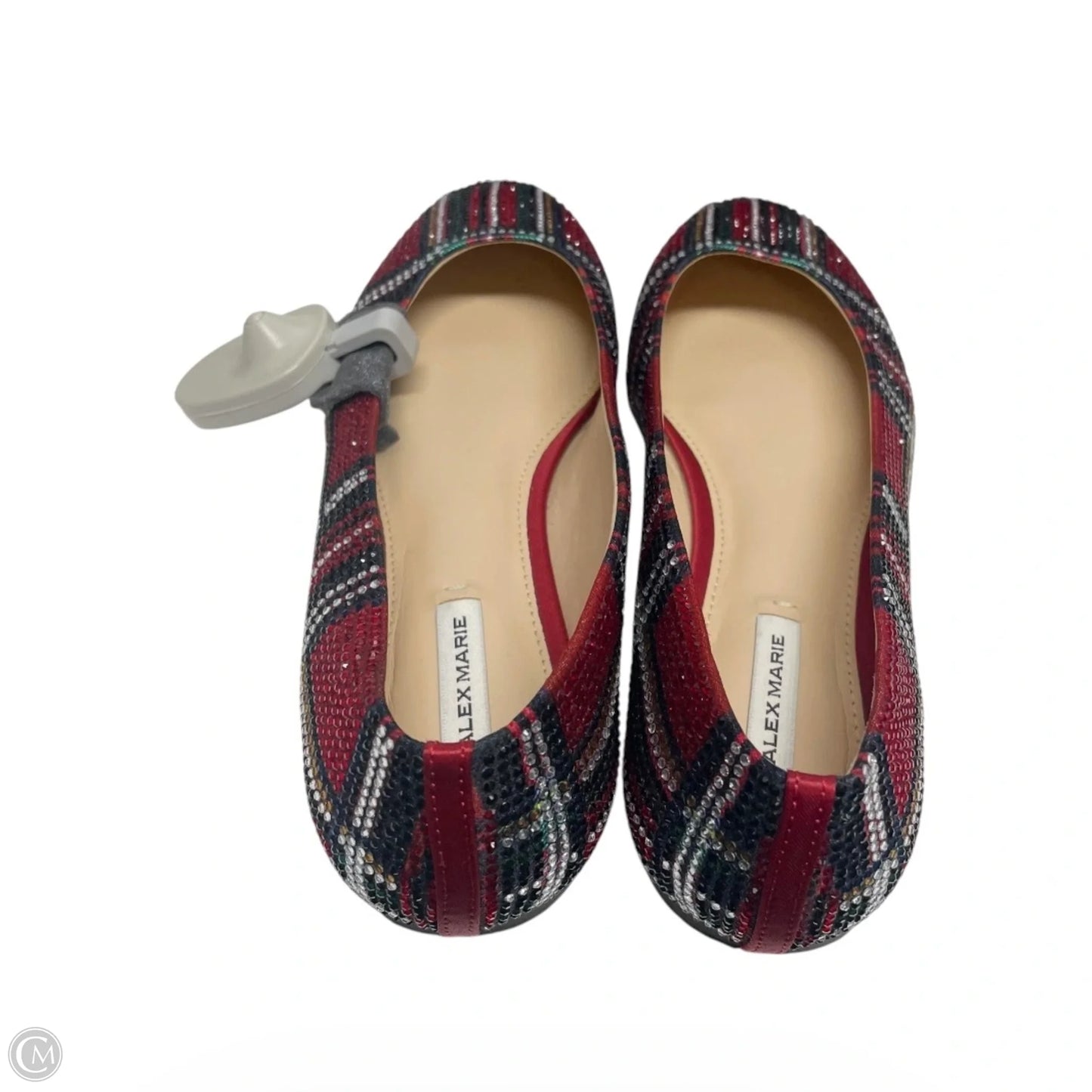 Shoes Flats By Alex Marie In Plaid Pattern, Size: 5.5