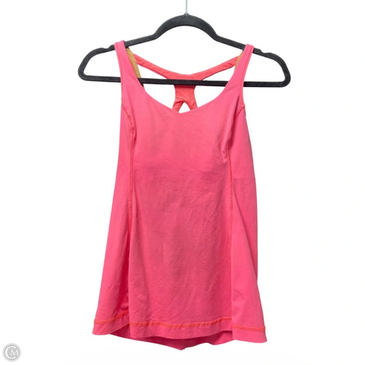 Athletic Tank Top By Lululemon In Pink, Size: S