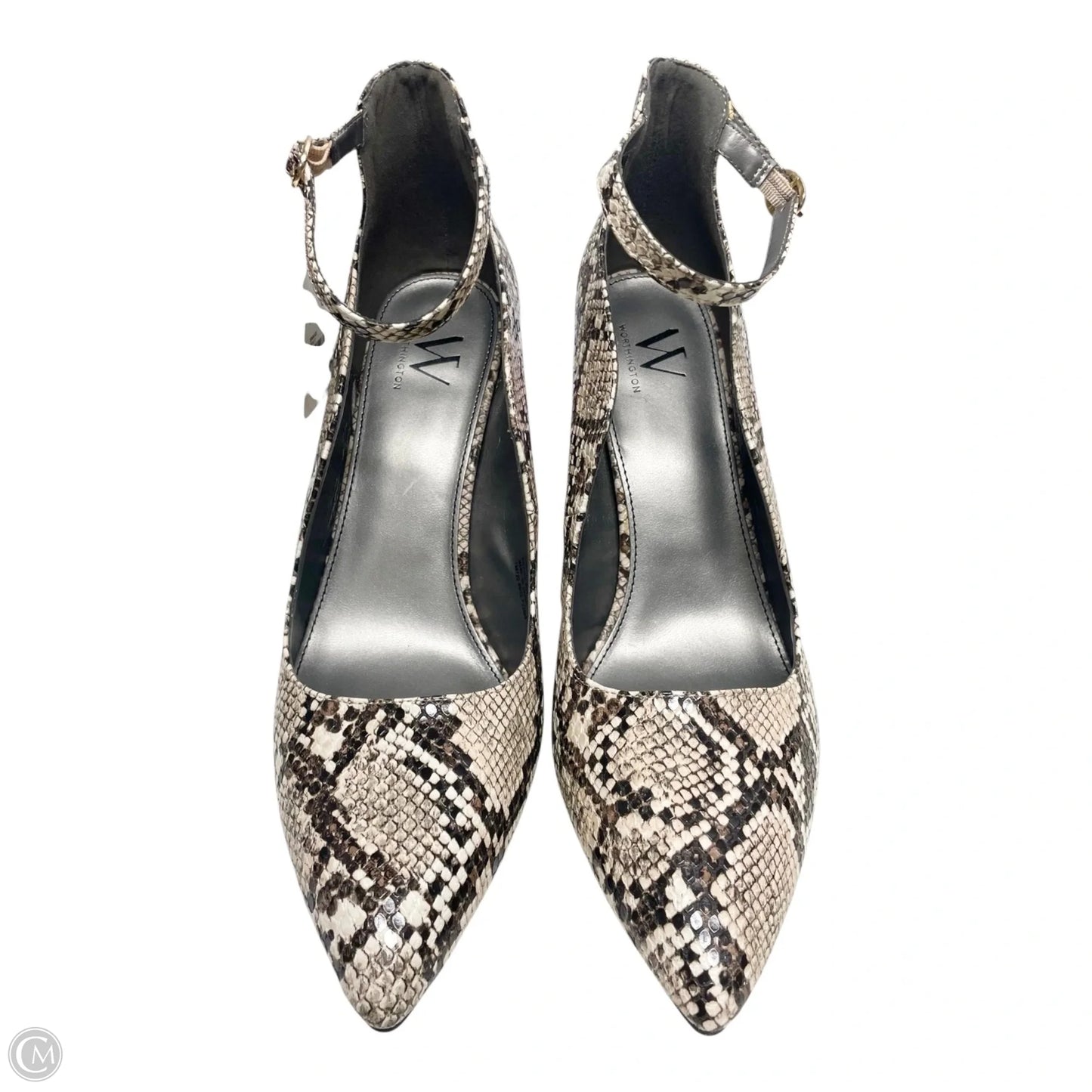 Shoes Heels Block By Worthington In Animal Print, Size: 11