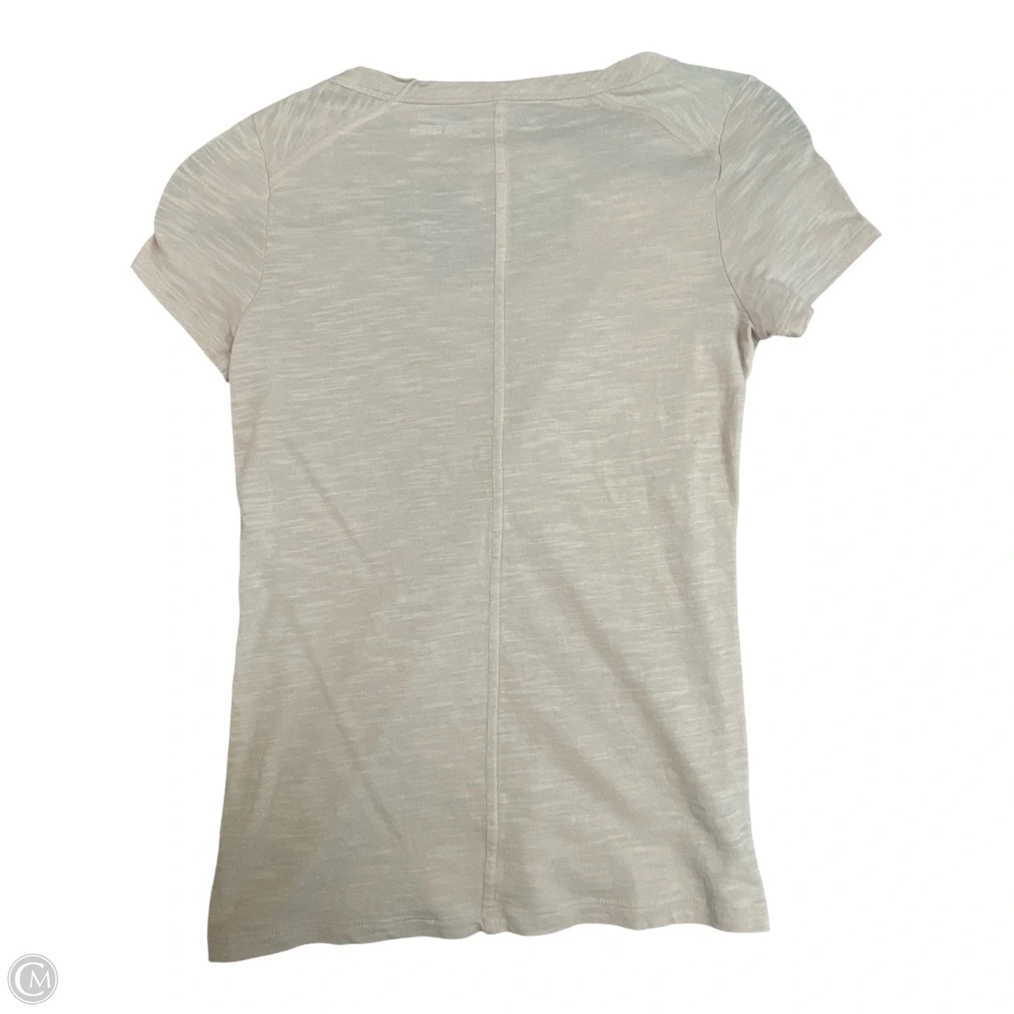 Top Short Sleeve Basic By Banana Republic In Pink, Size: Xxs