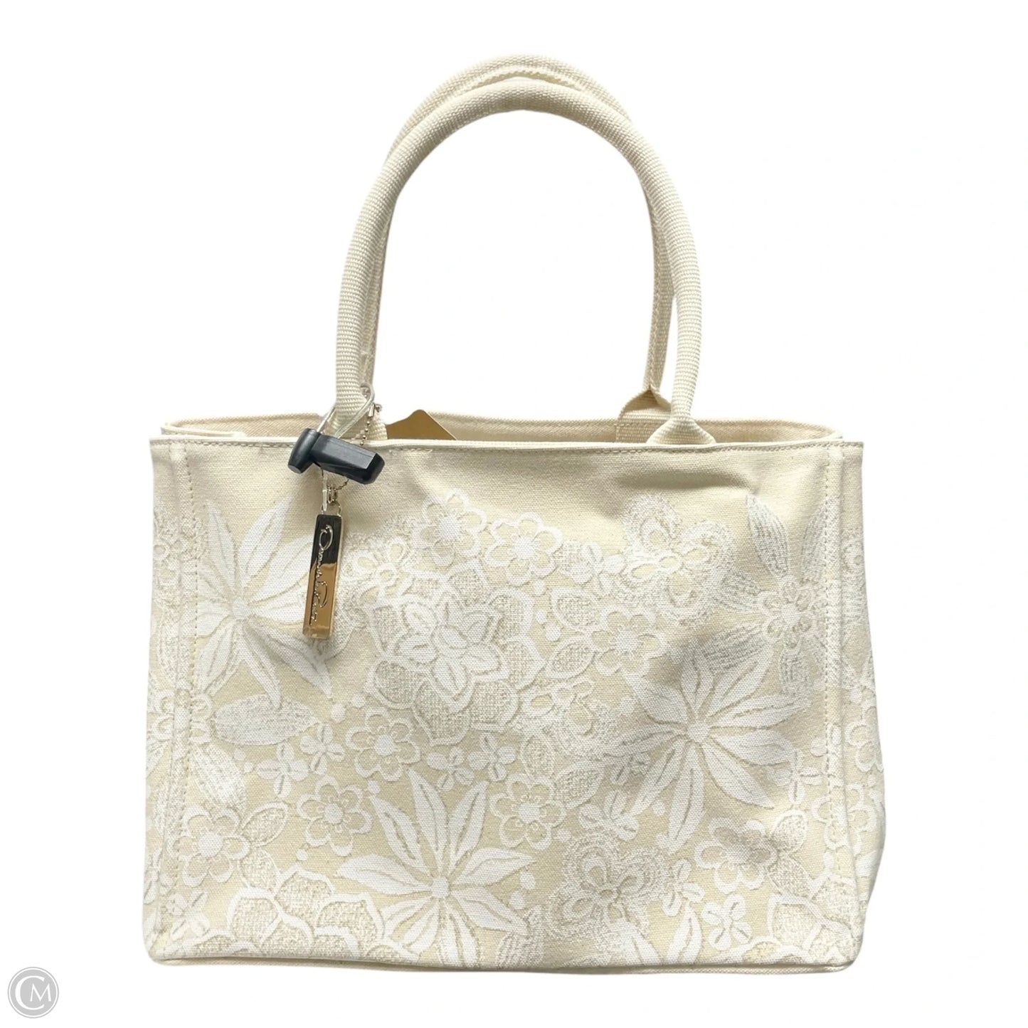 Tote Luxury Designer By Oscar De La Renta, Size: Medium