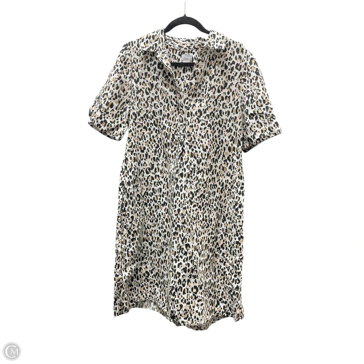 Dress Casual Short By Chicos In Leopard Print, Size: M