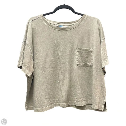 Top Short Sleeve Basic By Old Navy In Green, Size: L