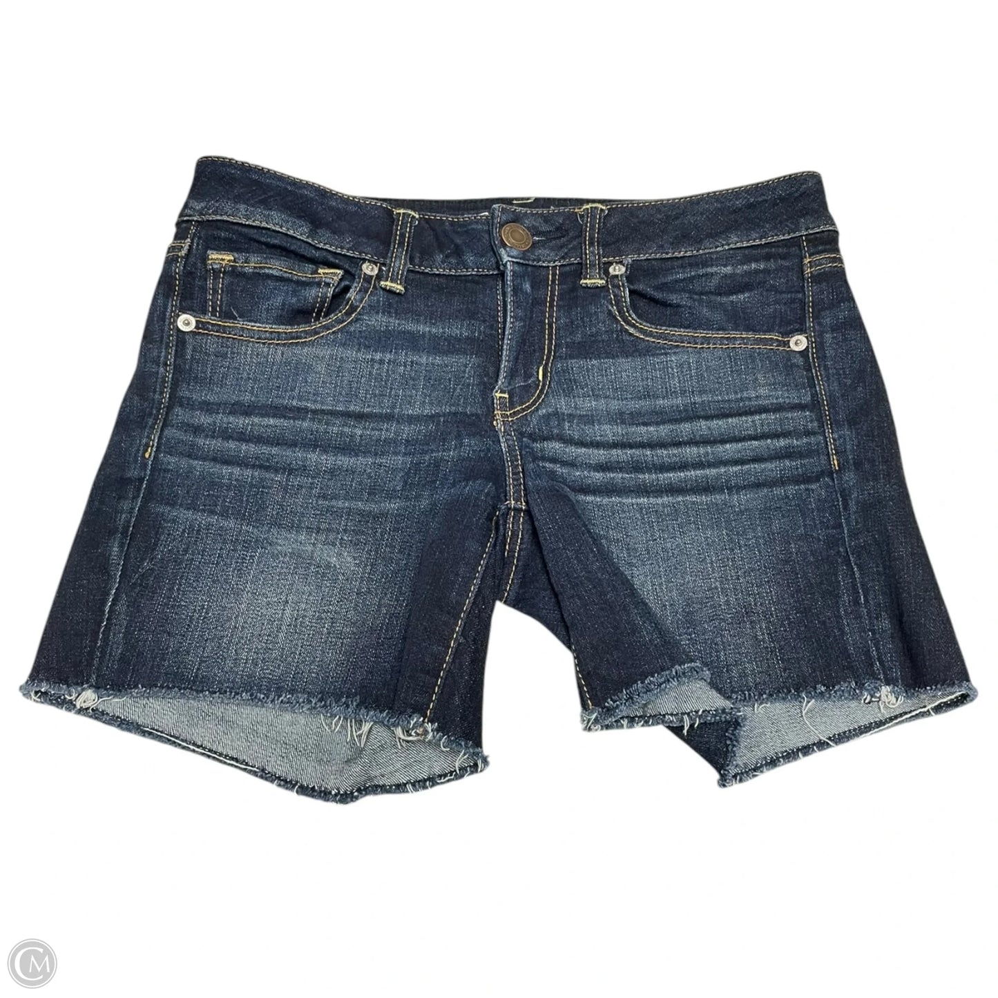 Shorts By American Eagle In Blue Denim, Size: 8