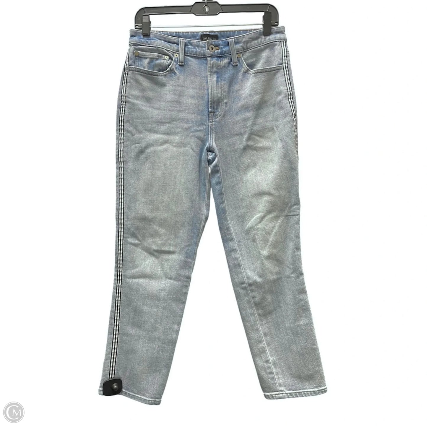 Jeans Straight By Talbots In Blue Denim, Size: 4