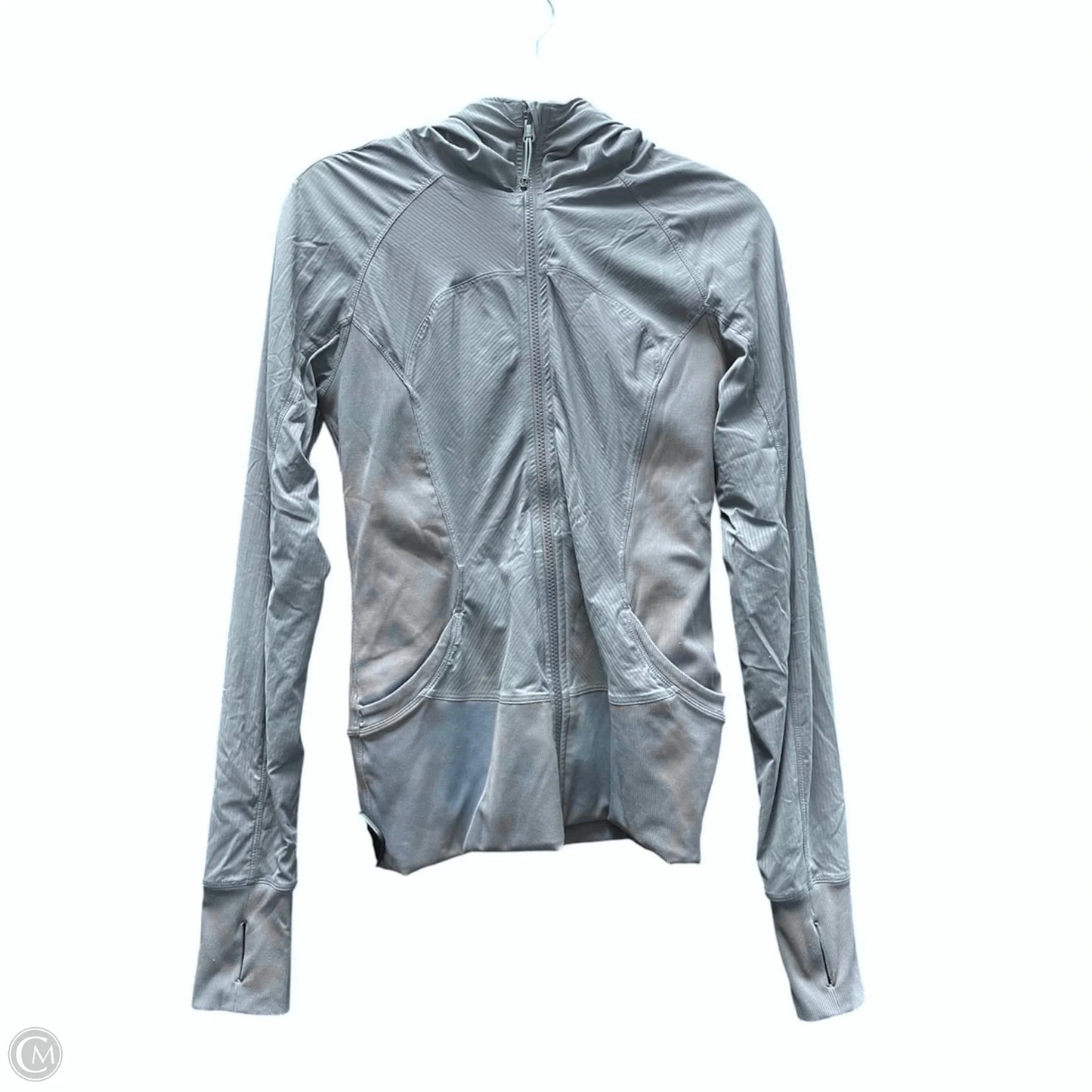 Athletic Jacket By Lululemon In Blue, Size: M