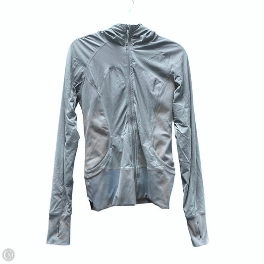 Athletic Jacket By Lululemon In Blue, Size: M