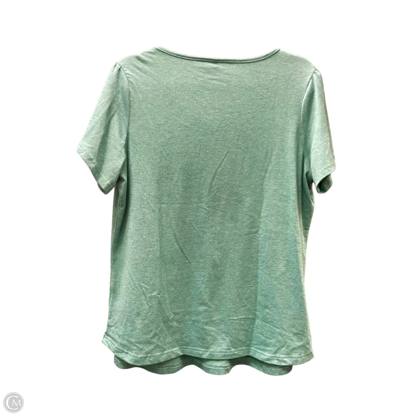 Top Short Sleeve By Clothes Mentor In Green, Size: L
