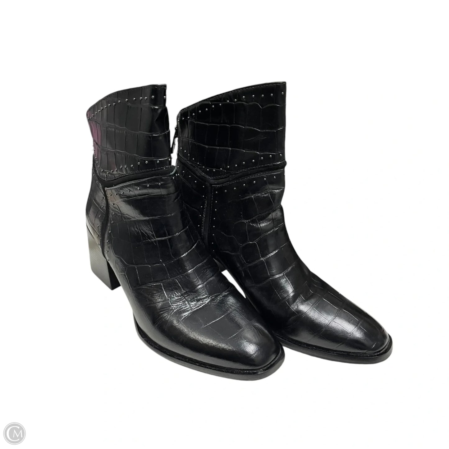 Boots Ankle Heels By Donald Pliner In Black, Size: 9