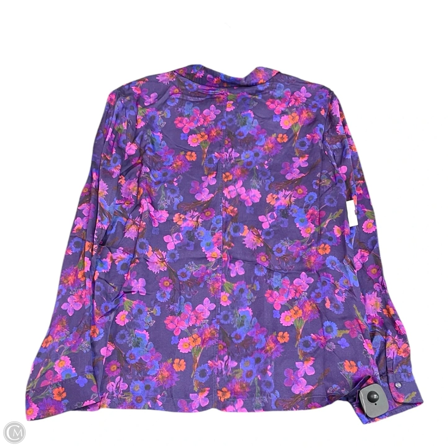 Top Long Sleeve Designer By Johnny Was In Purple, Size: S