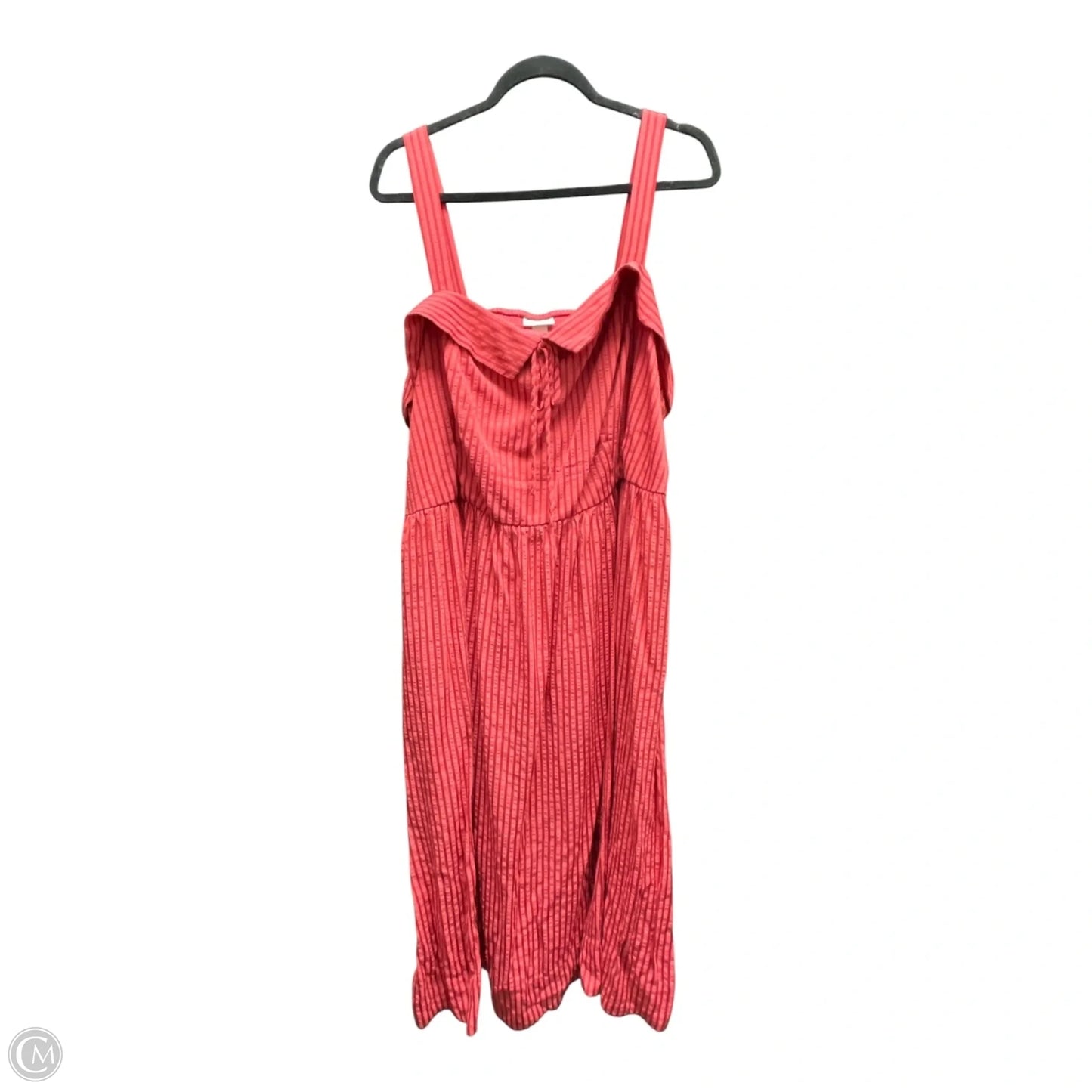 Dress Casual Midi By Ava & Viv In Red, Size: 2x