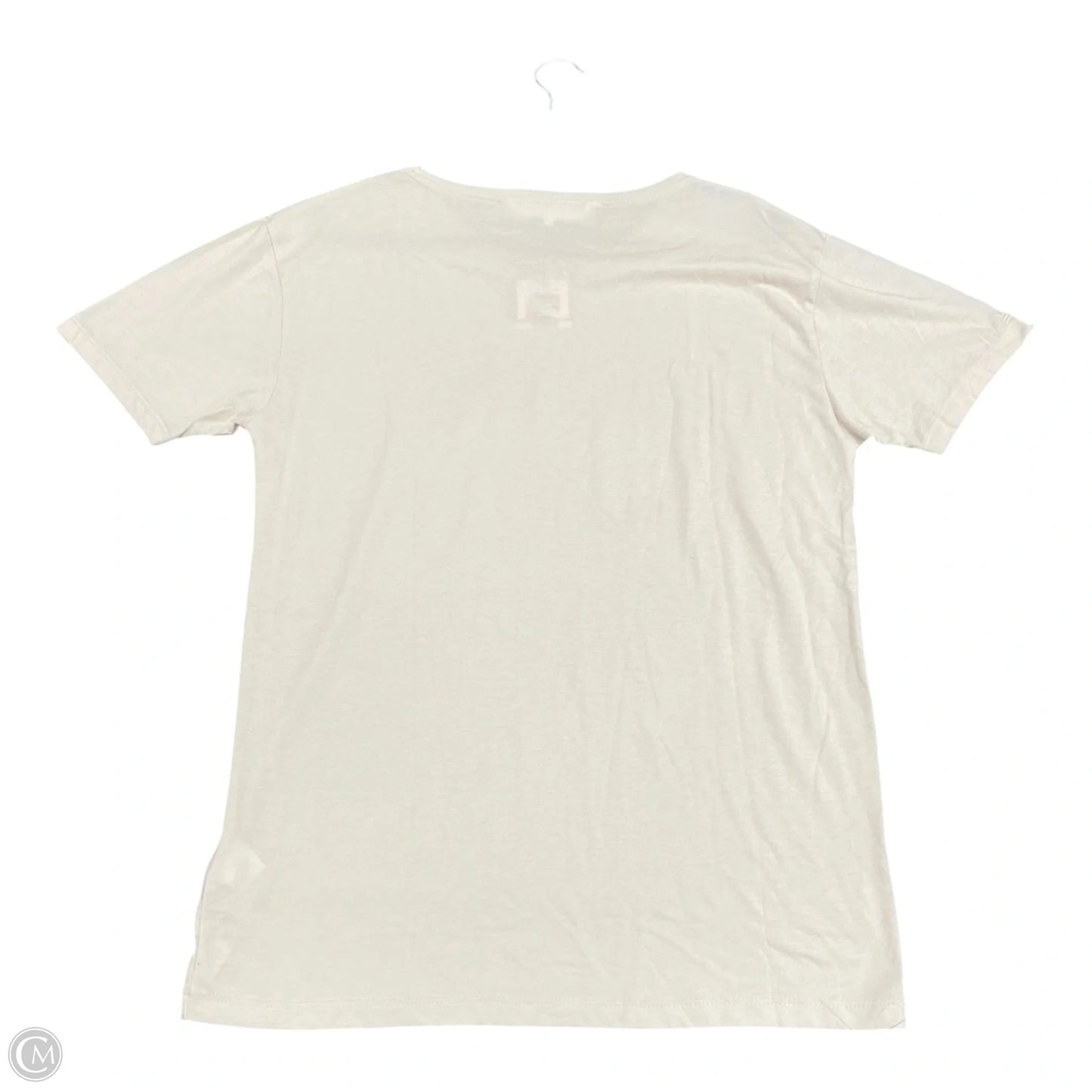 Top Short Sleeve By Clothes Mentor In Beige, Size: L