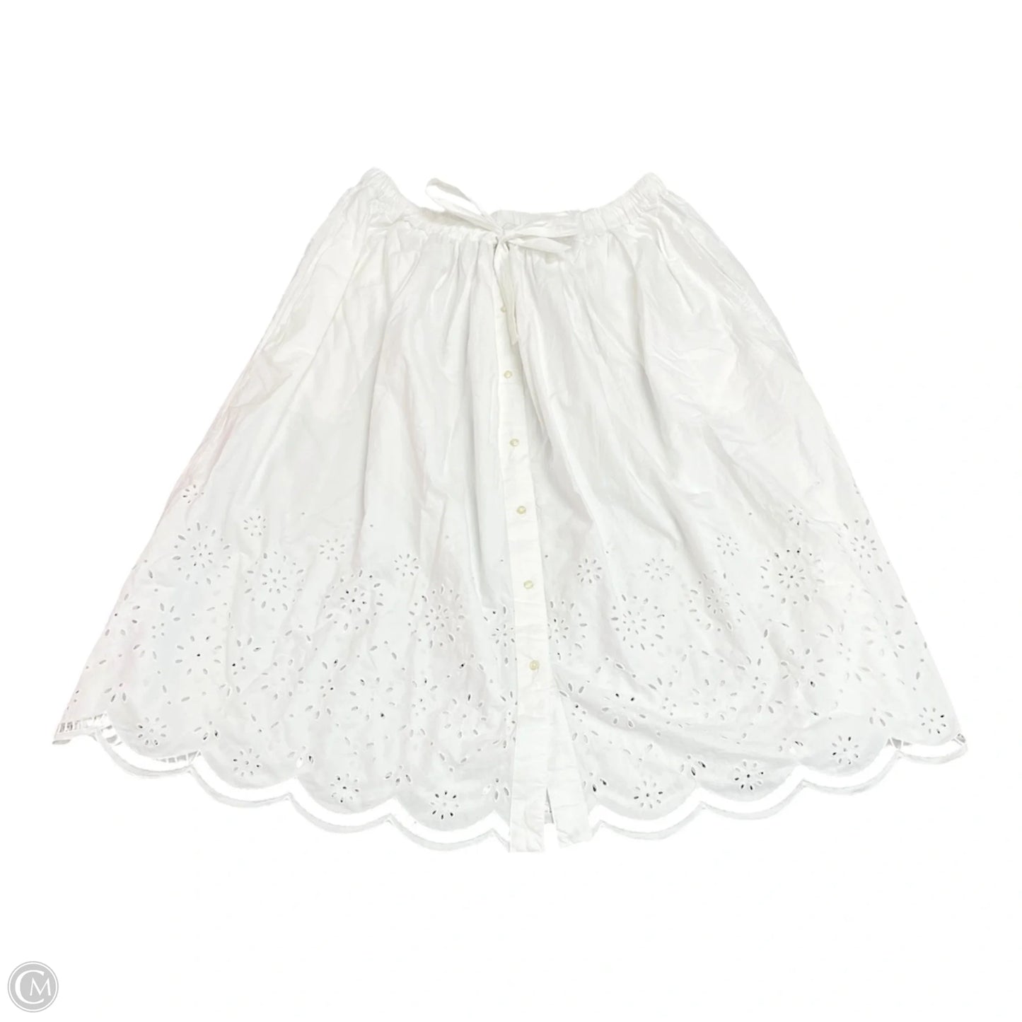 Skirt Midi By Free Assembly In White, Size: 3x