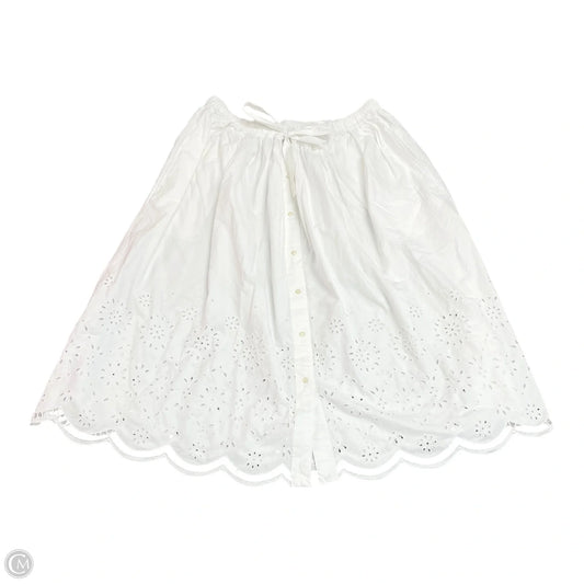 Skirt Midi By Free Assembly In White, Size: 3x