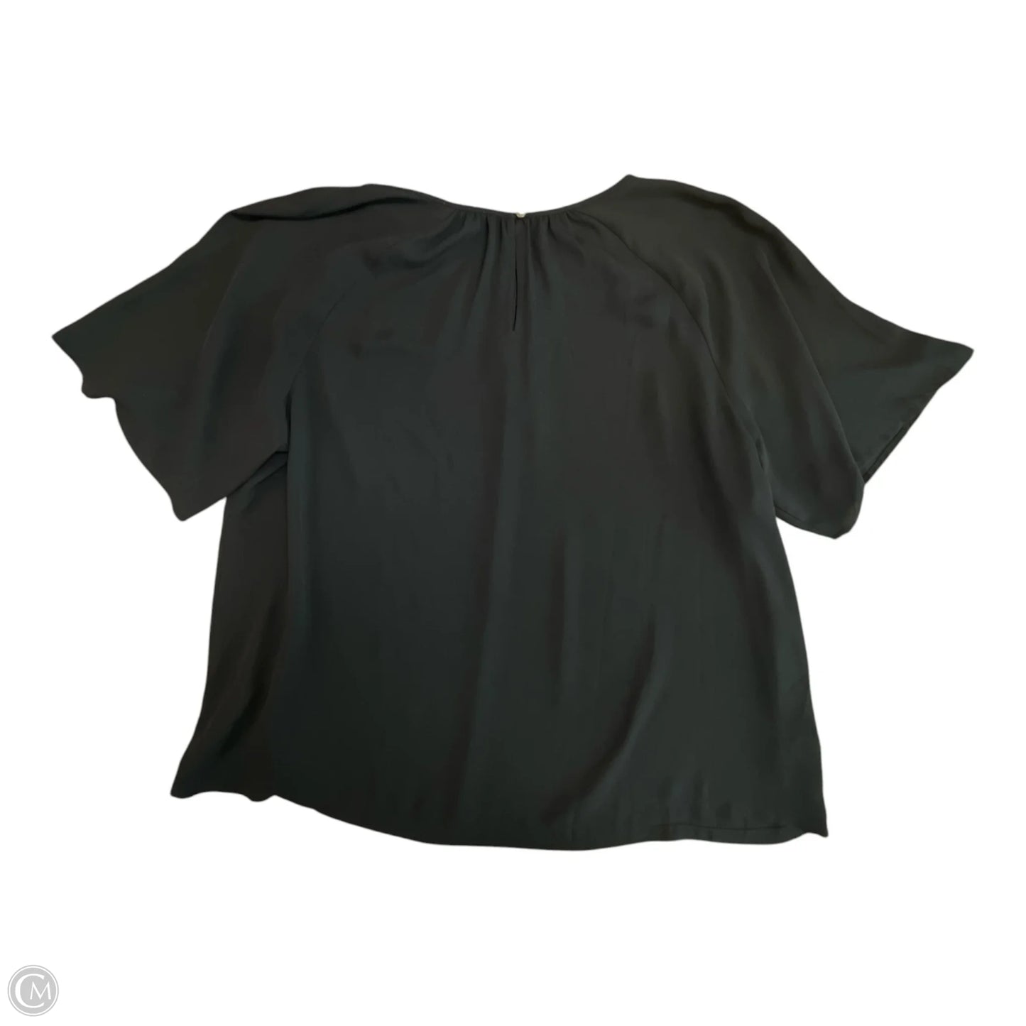Blouse Short Sleeve By Loft In Navy, Size: Xl