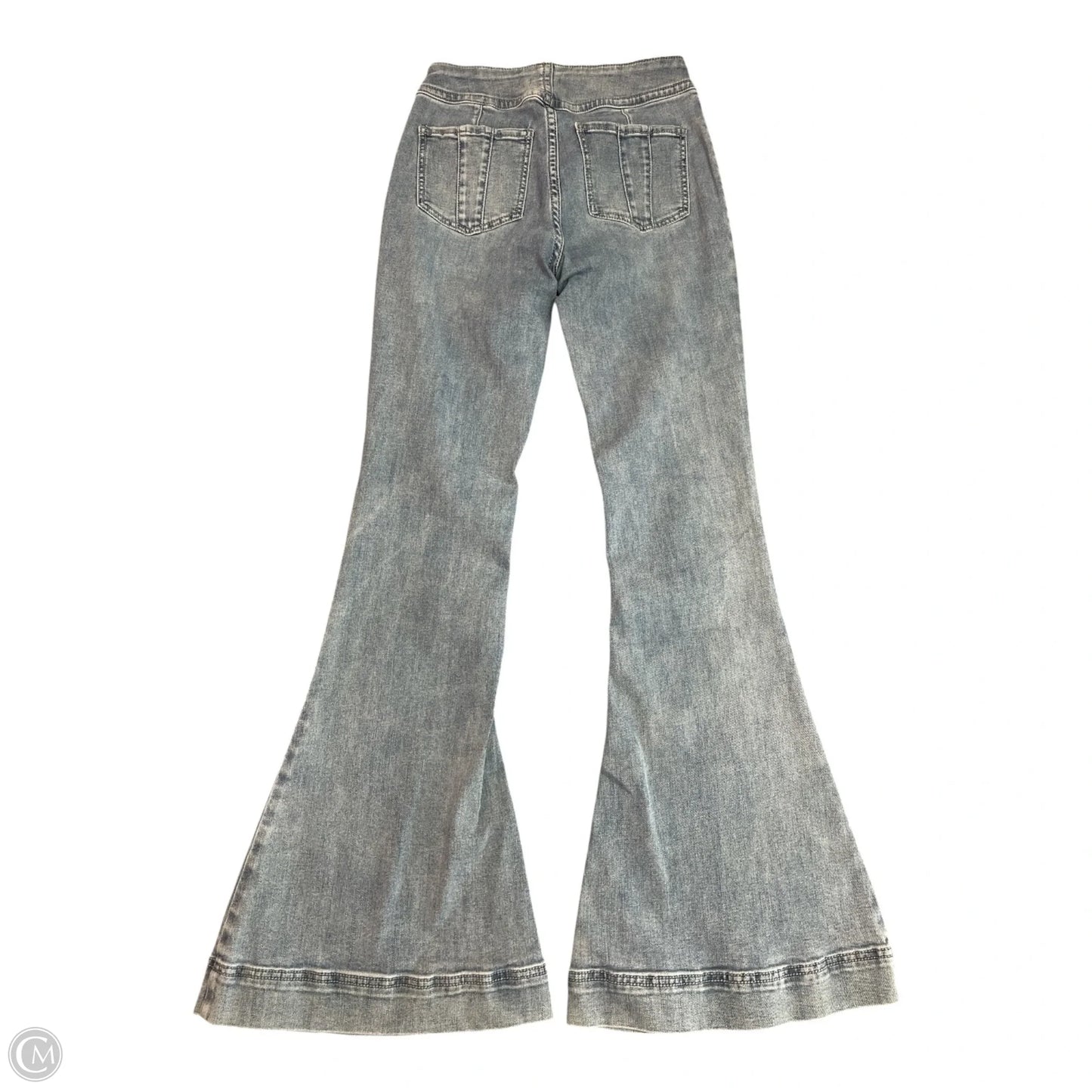 Jeans Flared By Shyanne In Blue Denim, Size: 8