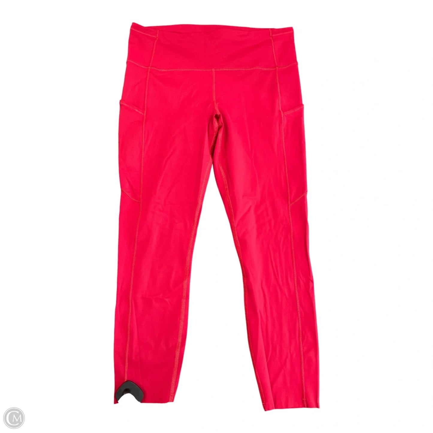 Athletic Leggings By Lululemon In Red, Size: 12