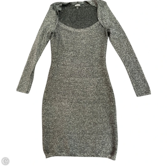 Dress Casual Short By Express In Black & Silver, Size: L