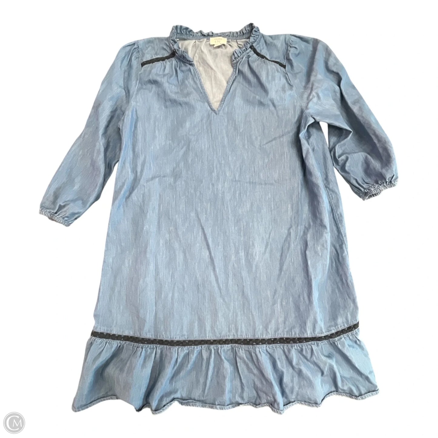 Dress Casual Short By Crown And Ivy In Blue, Size: L