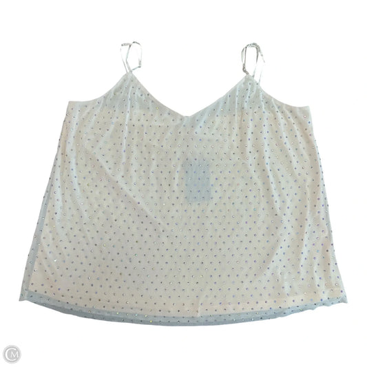 Top Sleeveless By Skies Are Blue In Cream, Size: Xl