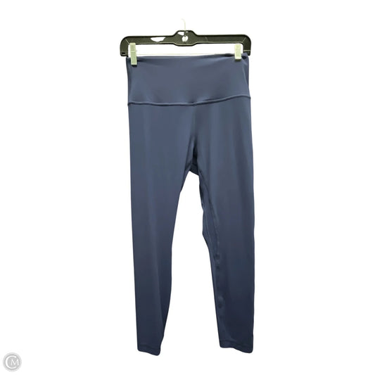 Athletic Leggings By Lululemon In Blue, Size: 8