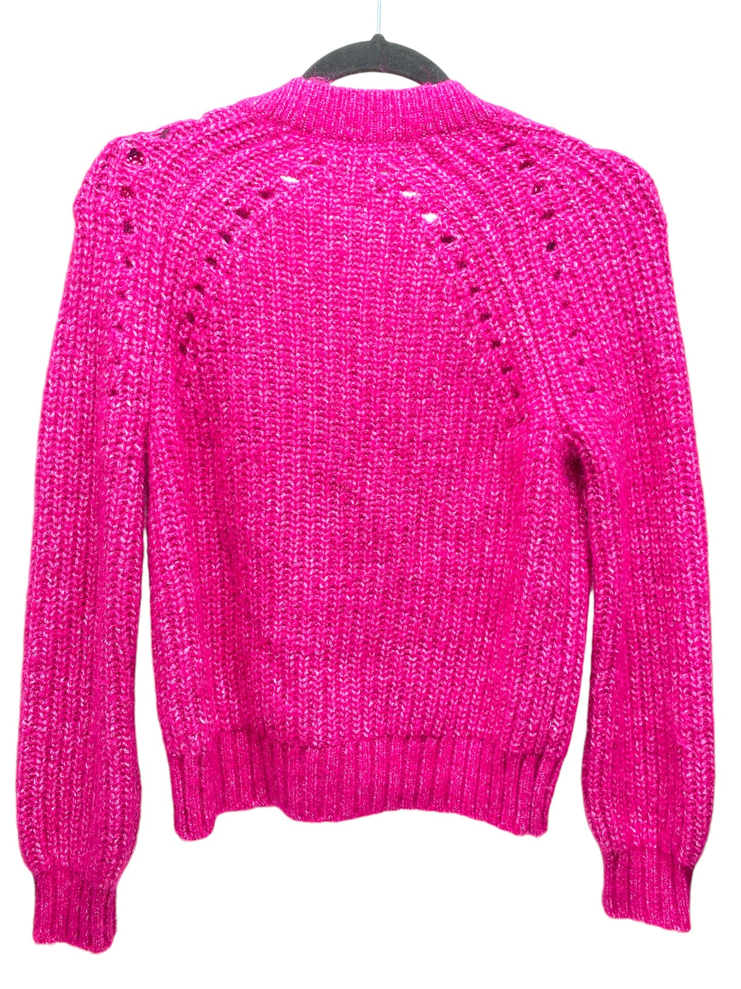 Sweater Cardigan By Loft In Pink, Size: Xs