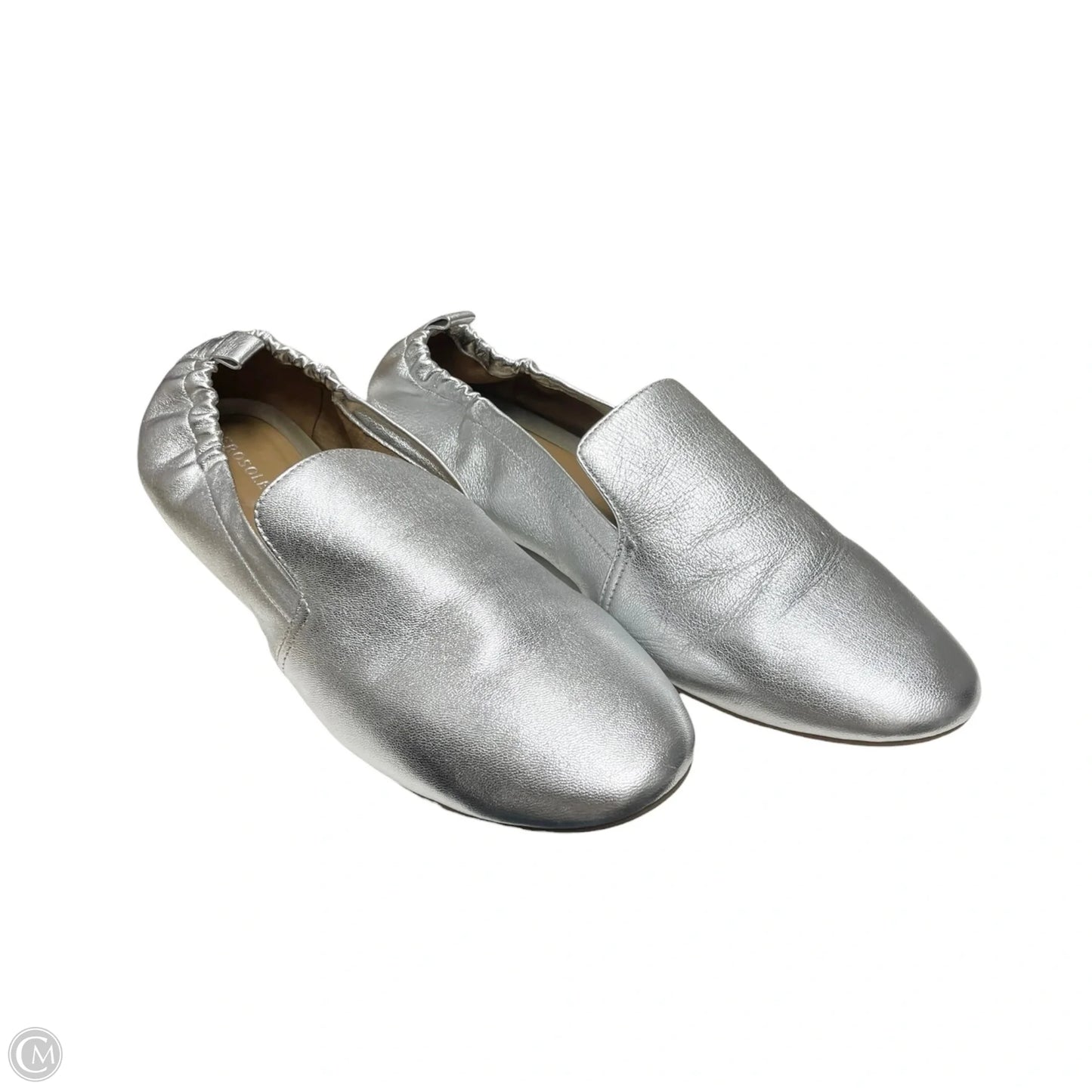 Shoes Flats By Aerosoles In Silver, Size: 9