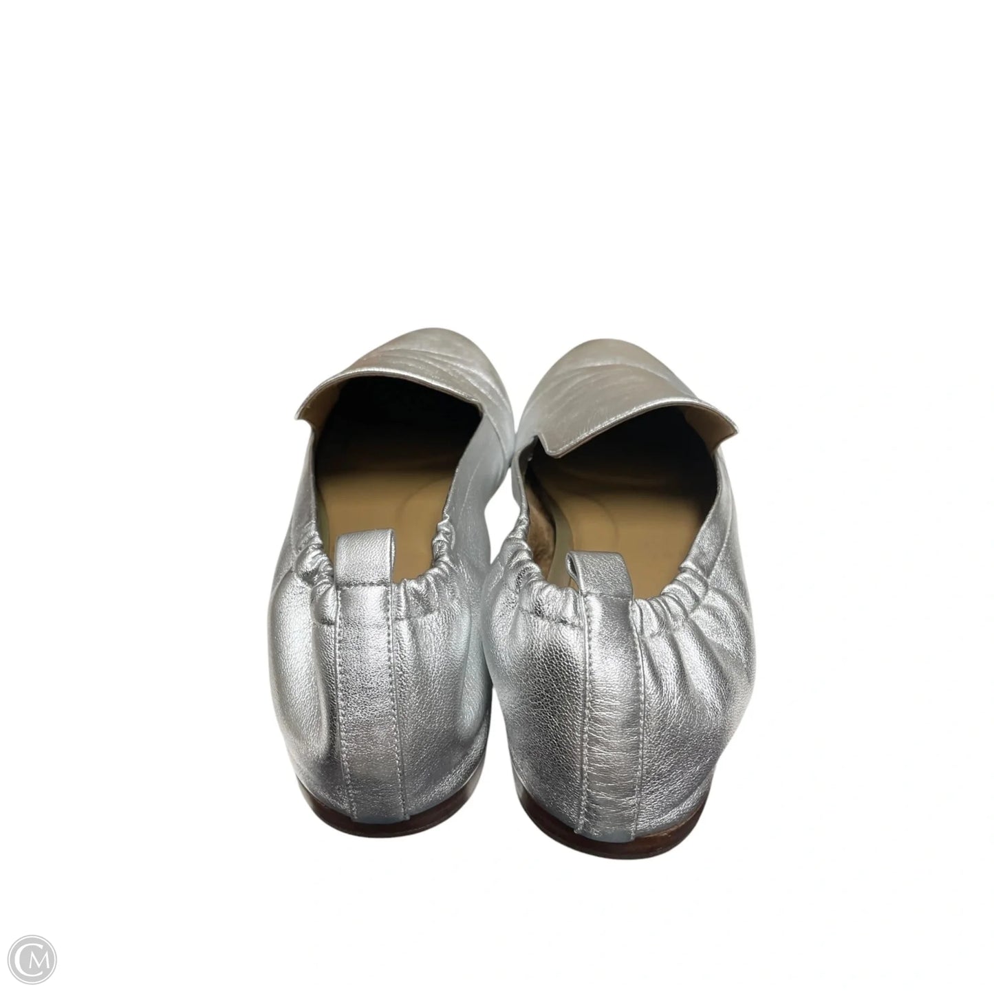 Shoes Flats By Aerosoles In Silver, Size: 9