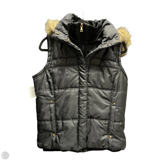 Vest Puffer & Quilted By New York And Co In Black, Size: M