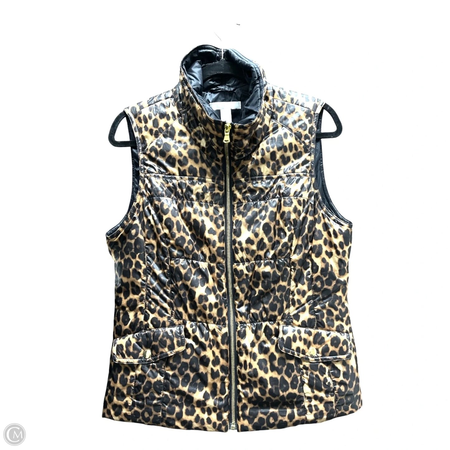 Vest Other By Chicos In Animal Print, Size: M