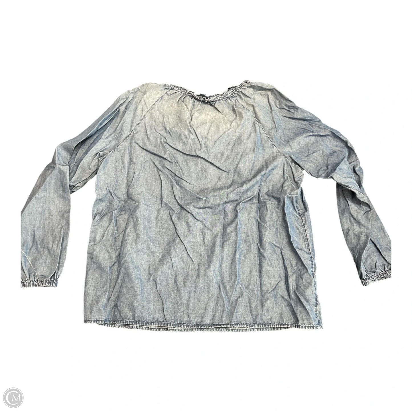 Top Long Sleeve By J. Jill In Blue, Size: M