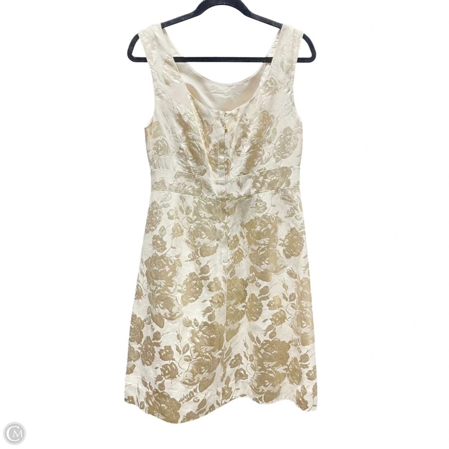 Dress Designer By Kate Spade In Gold, Size: 8