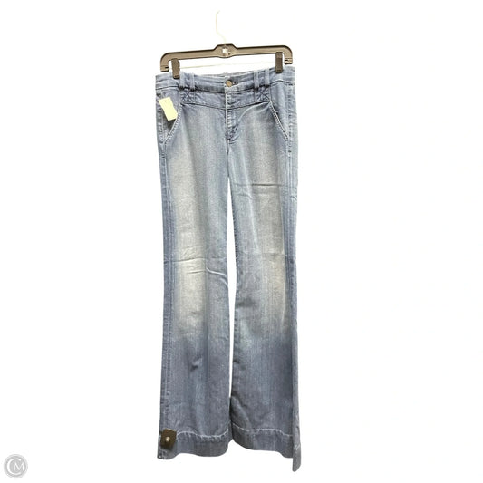 Jeans Wide Leg By Citizens Of Humanity In Blue Denim, Size: S