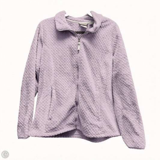 Jacket Fleece By FREE 2B In Purple, Size: Xl