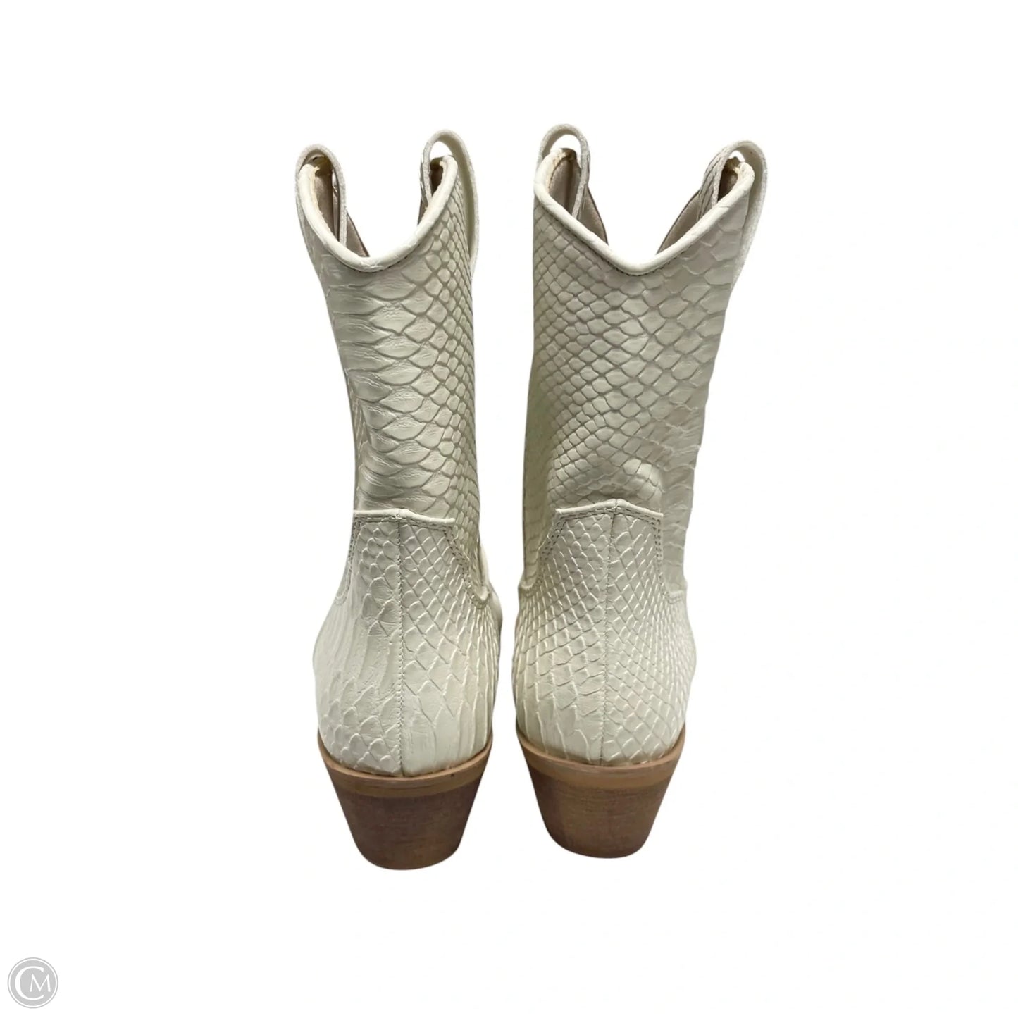 Boots Western By Mi iM In Ivory, Size: 6