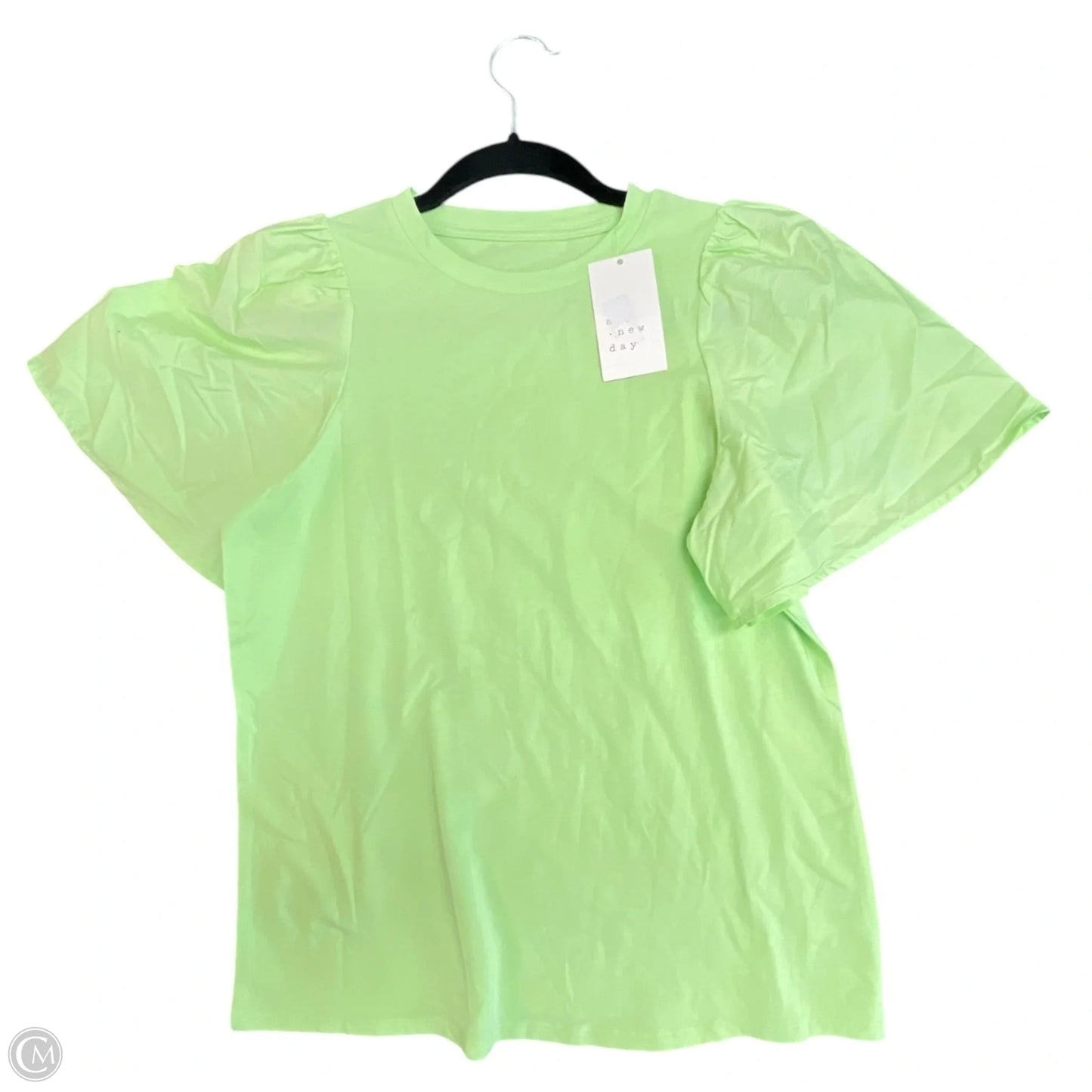 Top Short Sleeve By A New Day In Green, Size: Xs