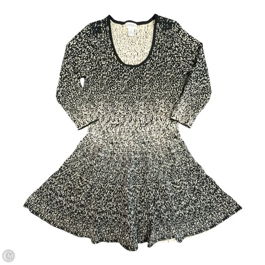 Dress Party Short By Carmen By Carmen Marc Valvo In Black & Gold, Size: M