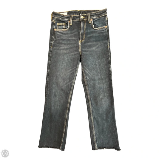 Jeans Straight By Zara In Blue Denim, Size: 2