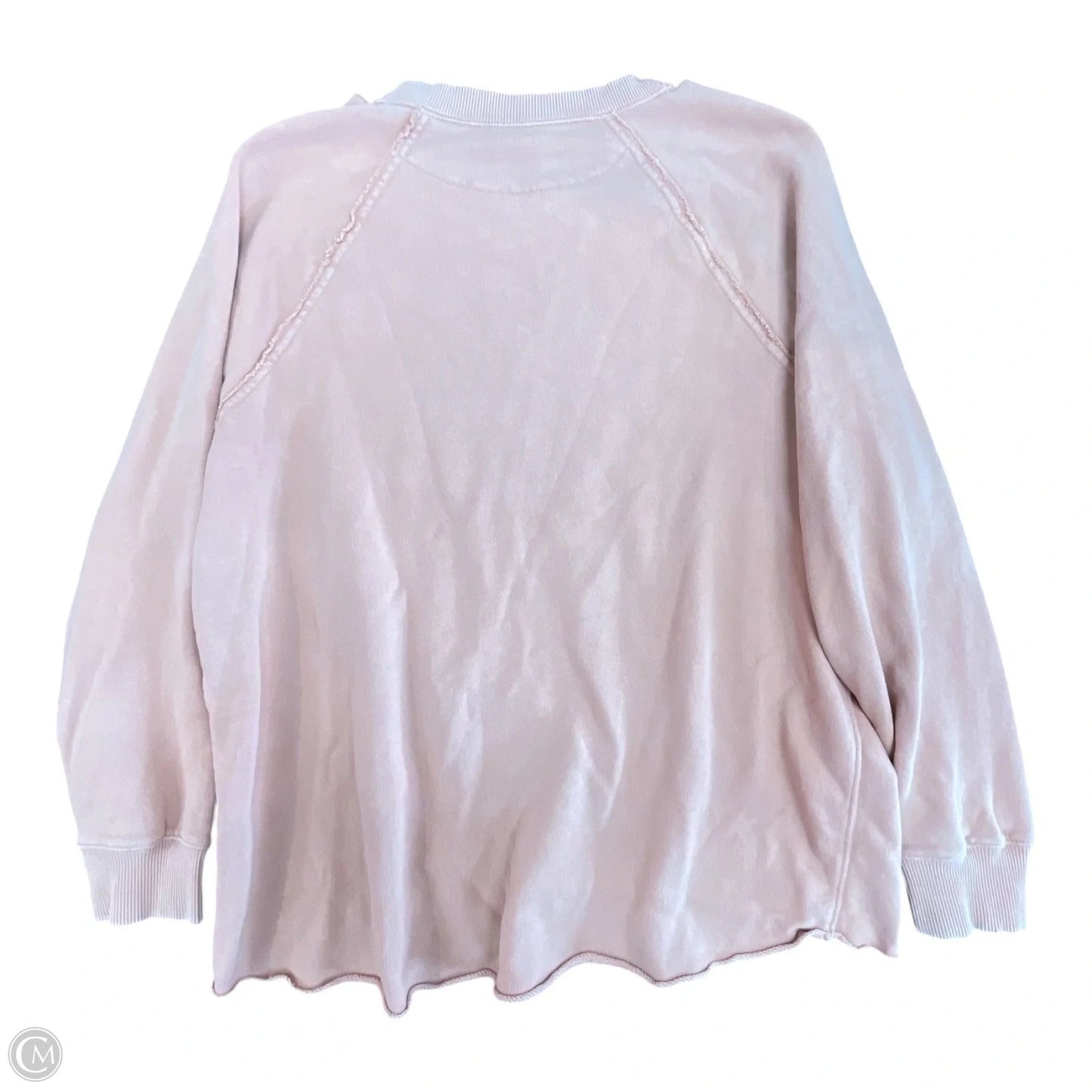 Sweatshirt Crewneck By Aerie In Peach, Size: L