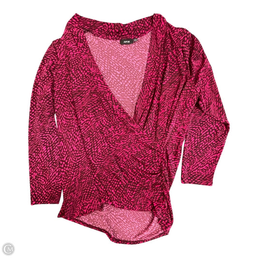 Top Long Sleeve By Apt 9 In Red, Size: Xl