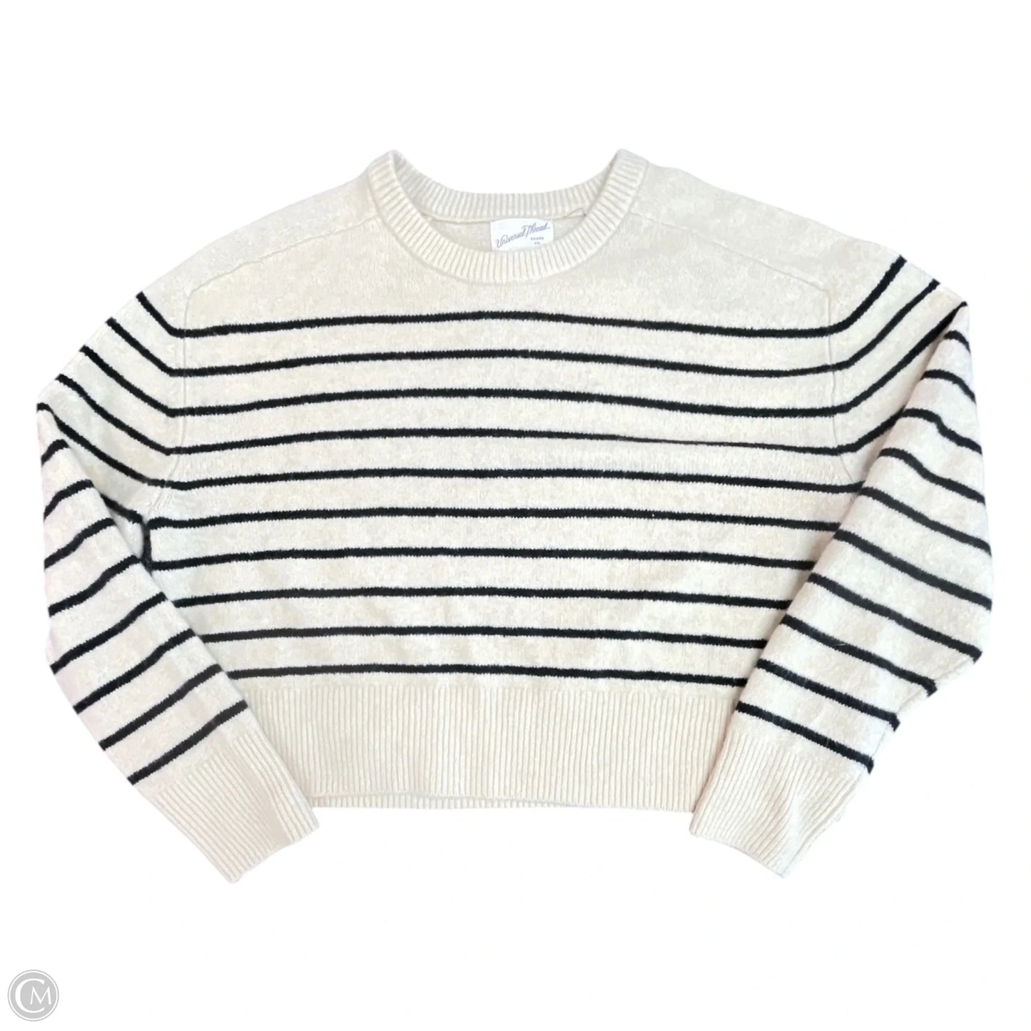 Sweater By Universal Thread In Striped Pattern, Size: L