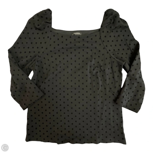 Top Short Sleeve By Ann Taylor In Black, Size: Xs