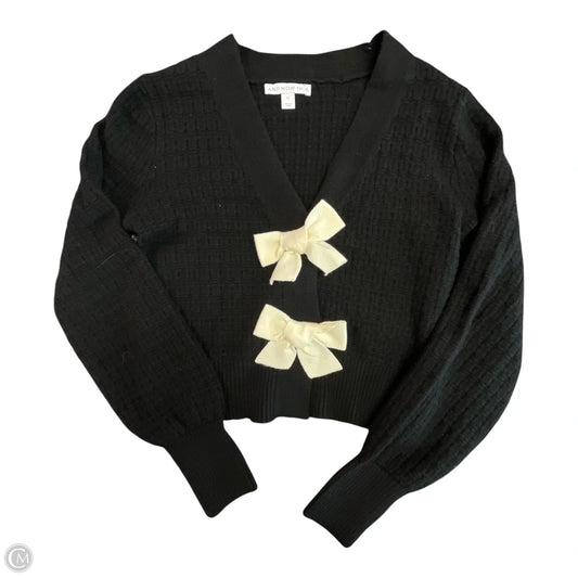 Cardigan By And Now This In Black & Cream, Size: Xs