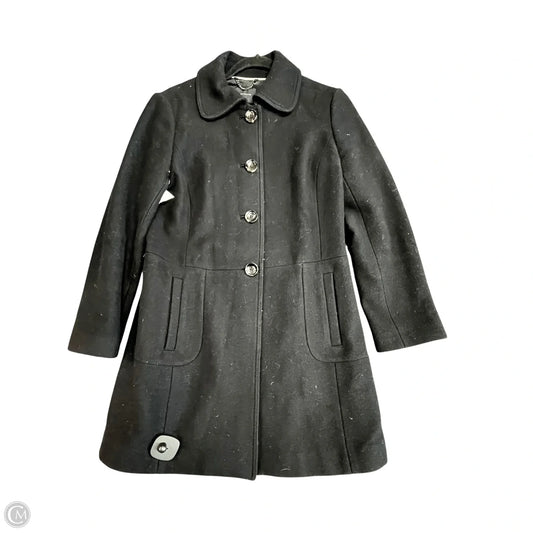 Coat Wool By Banana Republic In Black, Size: M
