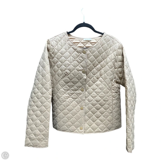 Jacket Puffer & Quilted By Kori America In Tan, Size: M