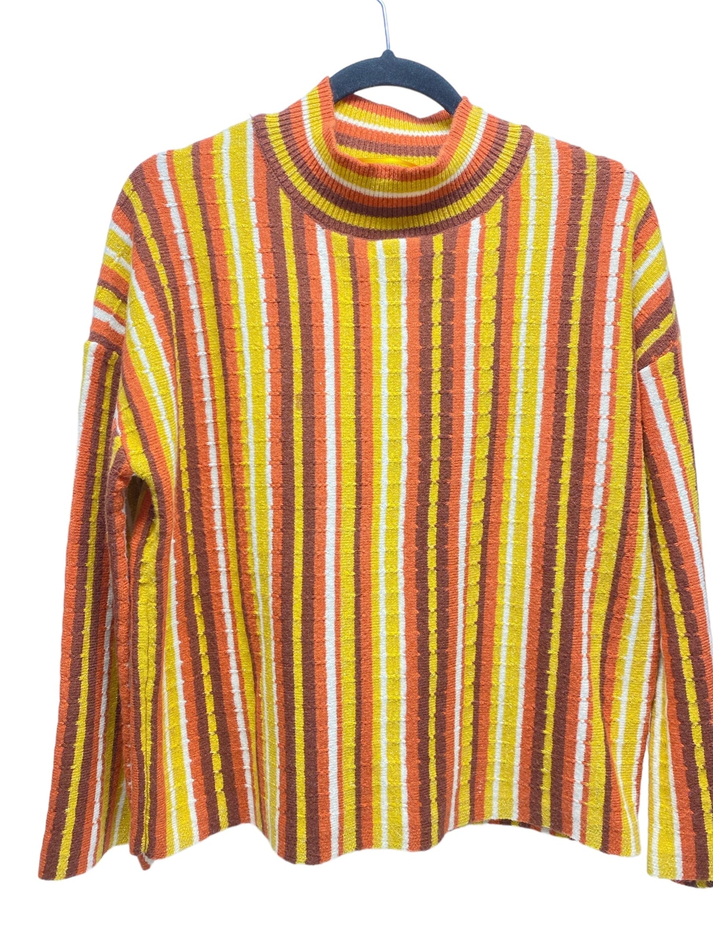 Sweater By Nine West In Yellow, Size: M