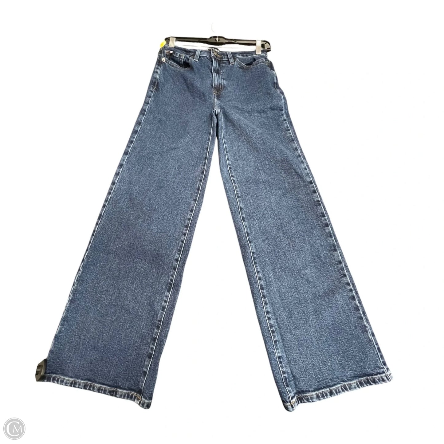 Jeans Wide Leg By Dkny In Blue Denim, Size: 2